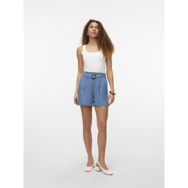 Vero Moda Vmfleur hw paperbag belt tencel sho blue denim 4150.35.0002 large