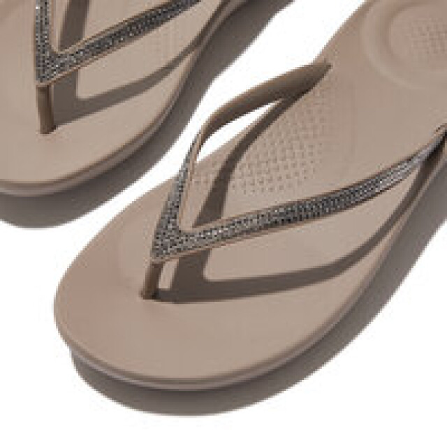 FitFlop Fitflop iqushion tm slippers dames FitFlop Iqushion TM Slippers Dames Taupe large