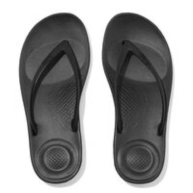 FitFlop Slippers dames iqushion ergonomic FitFlop iQushion Slippers Zwart – Ergonomische Steun & Ultiem Comfort large