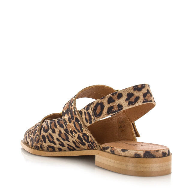 DWRS Label Dwrs port isabel panterprint slingback slingback sandalen dames S2847-06 8318 large