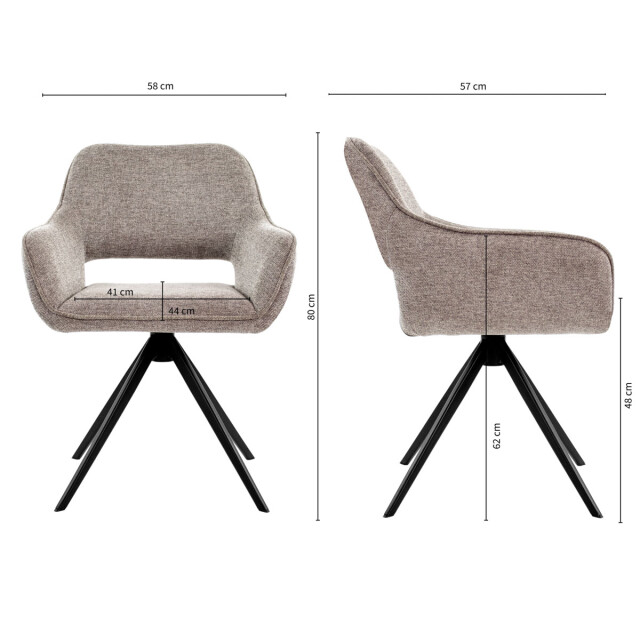 Kick Collection Kick eetkamerstoel miyo - 2637056 large