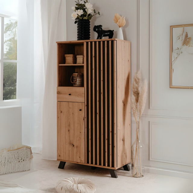 CaliCosy Buffet met 2 deuren, 2 vakken en 1 lade h156 cm medan 2930363 large