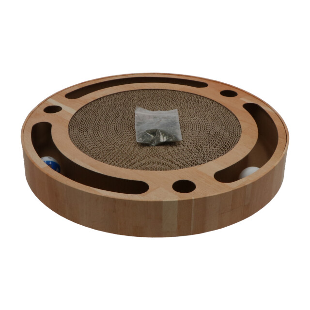 4animalz ® toy kattenspeeltje met krabpaal 40 cm doorsnede 3048858 large