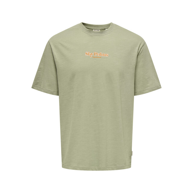 Only & Sons Onsluis palm rlx ss tee cs 22035584 large