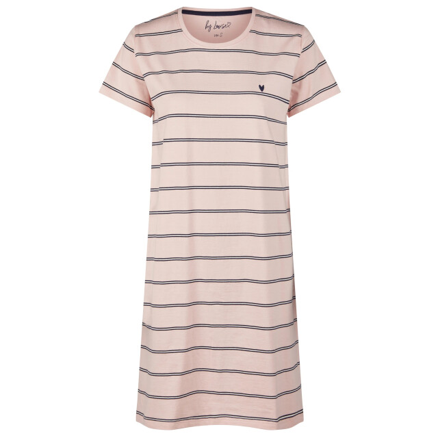 By Louise Dames nachthemd korte mouw gestreept BL-562-02 large