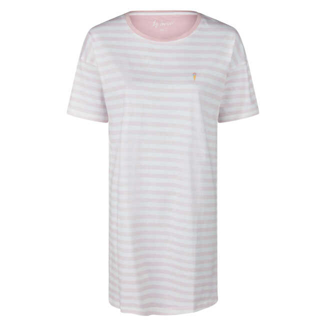 By Louise Dames nachthemd korte mouw gestreept BL-586-02 large