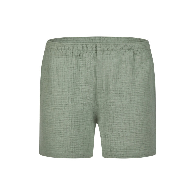 By Louise Dames korte pyjama set mousseline shortama BL-5001-02-Groen large