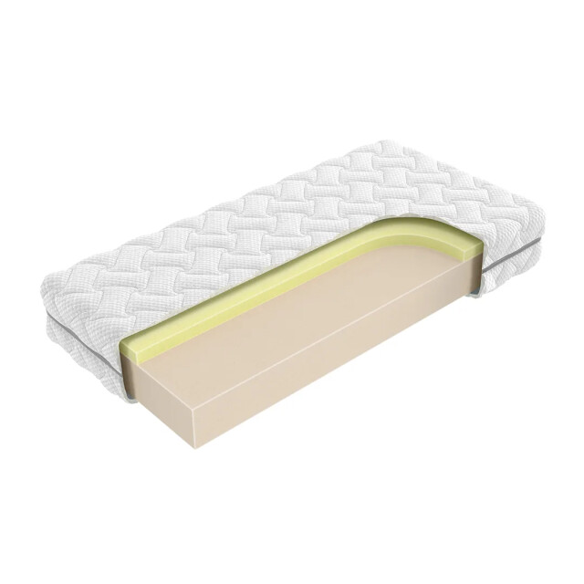 Beddenscout24 Nasa clinic matras 100x220 v52 traagschuim matras 23cm-dik ergonomisch 3199644 large