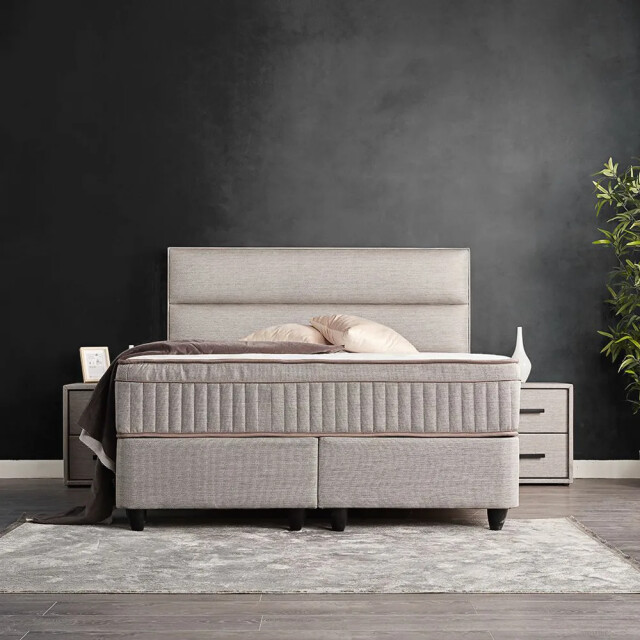 Beddenscout24 Boxspring bed met opbergruimte 140x200 cm - opbergbed emma inclusief 3199548 large