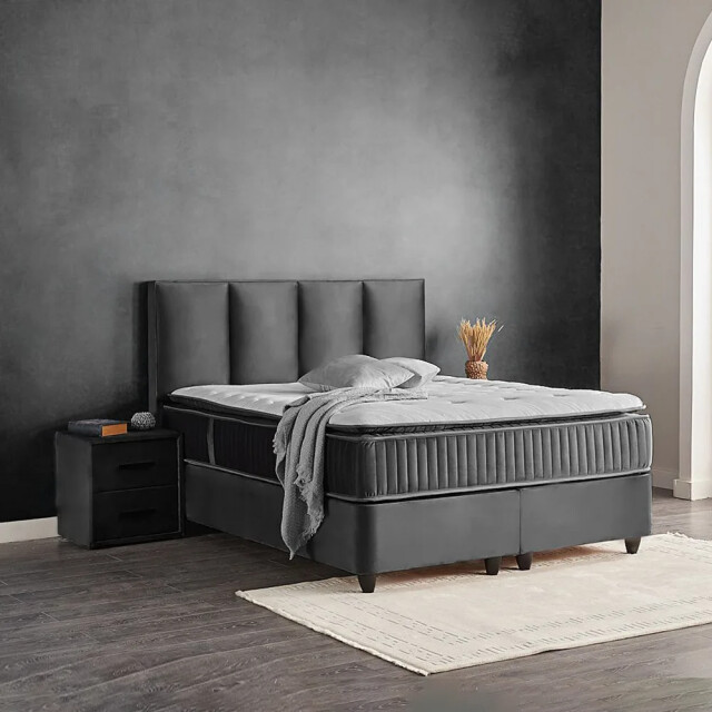 Beddenscout24 Boxspring bed met opbergruimte 180x200 cm - opbergbed nora inclusief 3199543 large