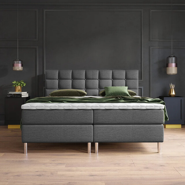 Beddenscout24 Boxspringbed helmond 160x200 inclusief cm matras en topper 3199664 large