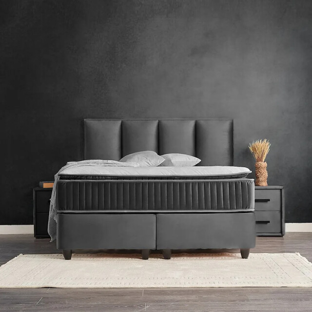 Beddenscout24 Boxspring bed met opbergruimte 180x200 cm - opbergbed nora inclusief 3199543 large