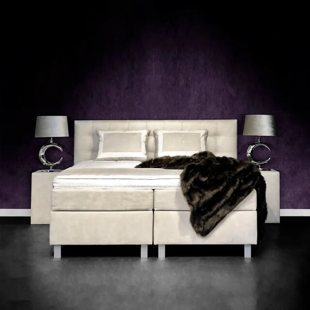 Beddenscout24 Boxspringbed 180x210 cm - carrera inclusief cm matras en topper 3199431 large