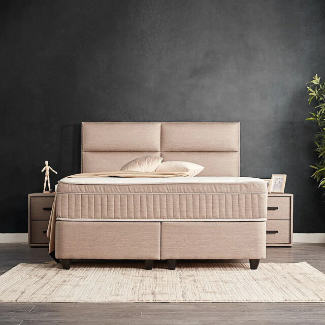 Beddenscout24 Boxspring bed met opbergruimte 140x200 cm - opbergbed senna 3199551 large