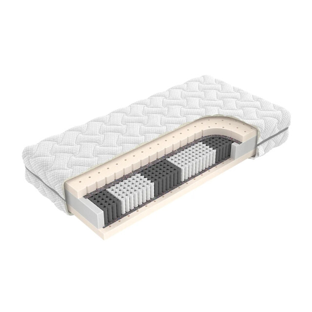 Beddenscout24 Vita lux matras 70 x 200 clima natuurlatex matras pocketvering- 23cm dik - 3199624 large