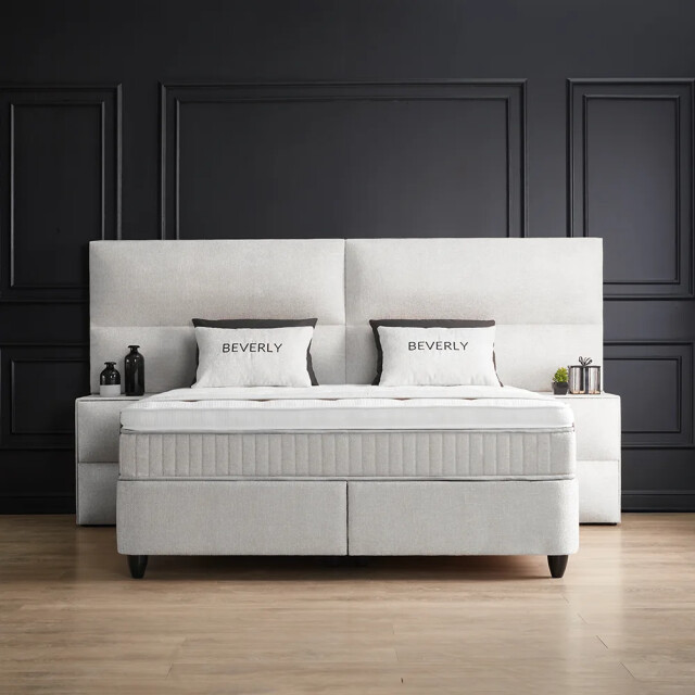 Beddenscout24 Boxspring bed met opbergruimte 180x200 cm - beverly inclusief 32 cm 3199340 large
