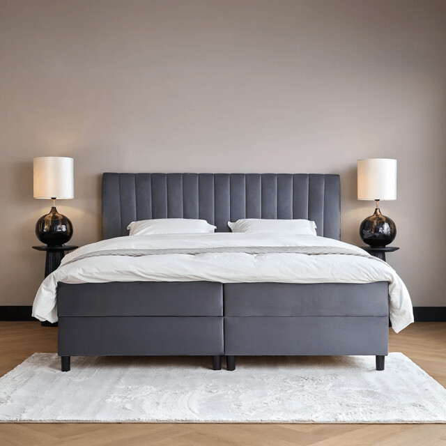 Beddenscout24 Boxspring bed met opbergruimte 160x200 cm - opbergbed wanda 3199359 large