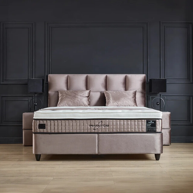 Beddenscout24 Boxspring bed met opbergruimte 140x200 cm - opbergbed phantom 3199564 large