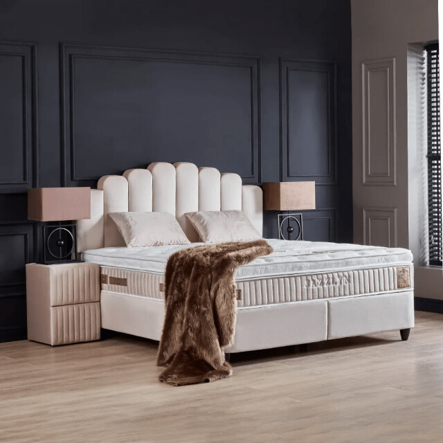 Beddenscout24 Boxspring bed met opbergruimte 140x200 cm - opbergbed jazzlyn 3199558 large