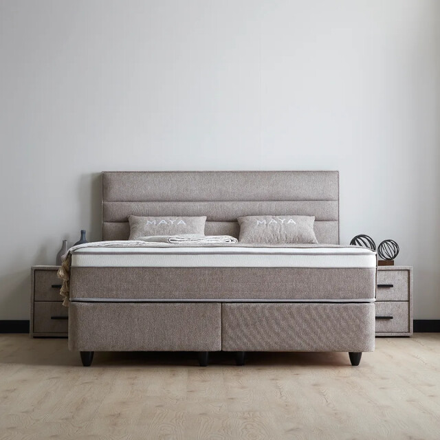 Beddenscout24 Boxspring bed met opbergruimte 180x200 cm - opbergbed maya inclusief 3199375 large