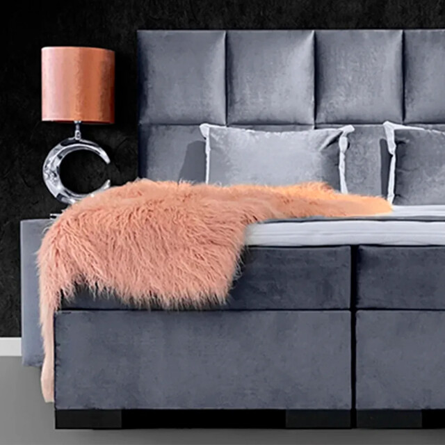 Beddenscout24 Boxspringbed 140x200 cm - coco velvet inclusief cm matras en topper 3199438 large