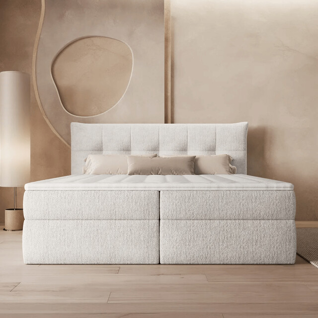 Beddenscout24 Boxspring met opbergruimte claudio 140x200 cm inclusief 22 cm cm matras en 3199336 large