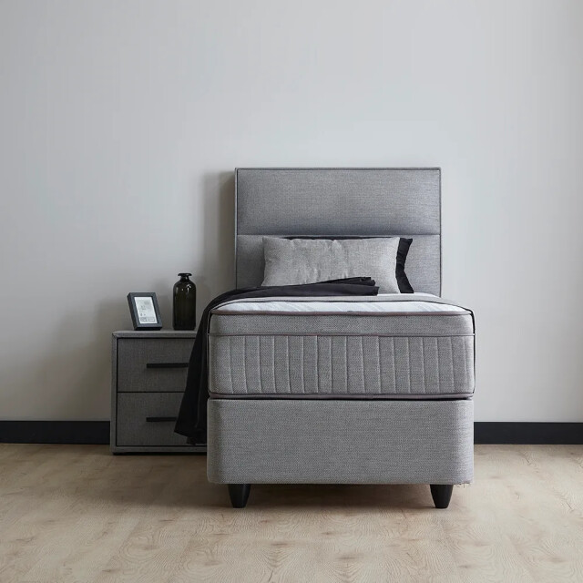 Beddenscout24 Boxspring bed met opbergruimte 90x200 cm - opbergbed emma inclusief 3199383 large