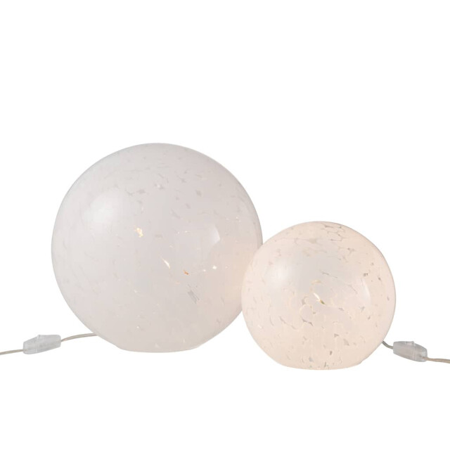 J-Line Lamp vlekken rond glas large dany 20631 large