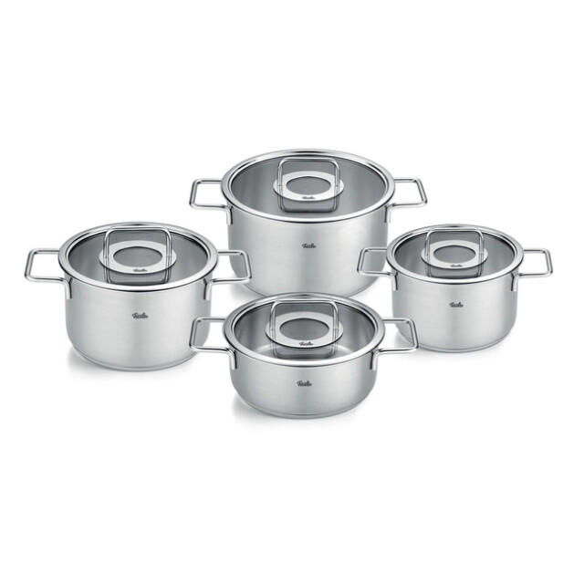 Fissler Pure collection pannenset met glazen deksel 4 delig 4009209398563 large