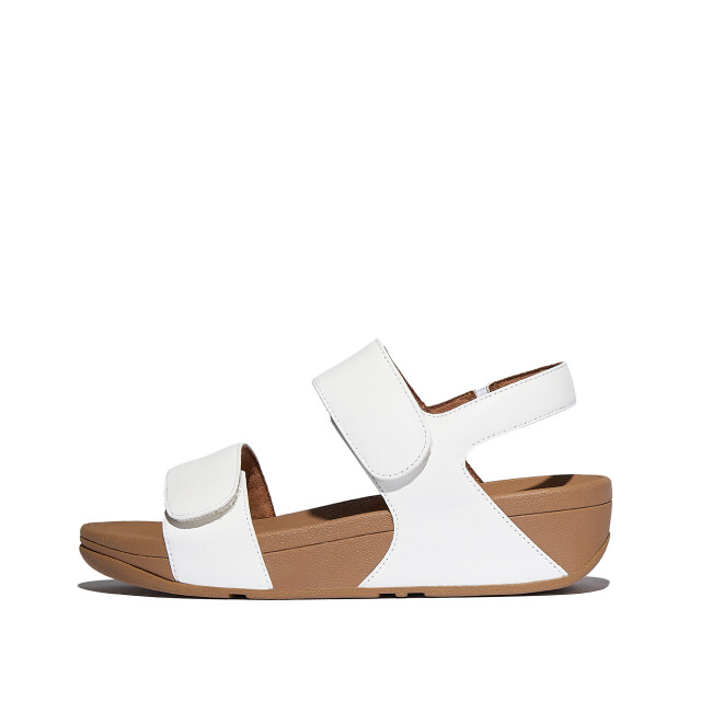 FitFlop Lulu adjustable leather back-strap sandals FV8 large