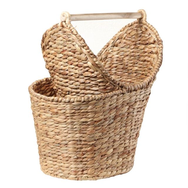 CaliCosy Opbergmand voor toiletpapier van waterhyacint hoogte 42 cm 3200431 large