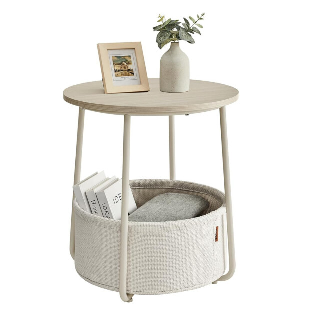 CaliCosy Bijzettafel met opbergmand rond h51 cm 2936733 large