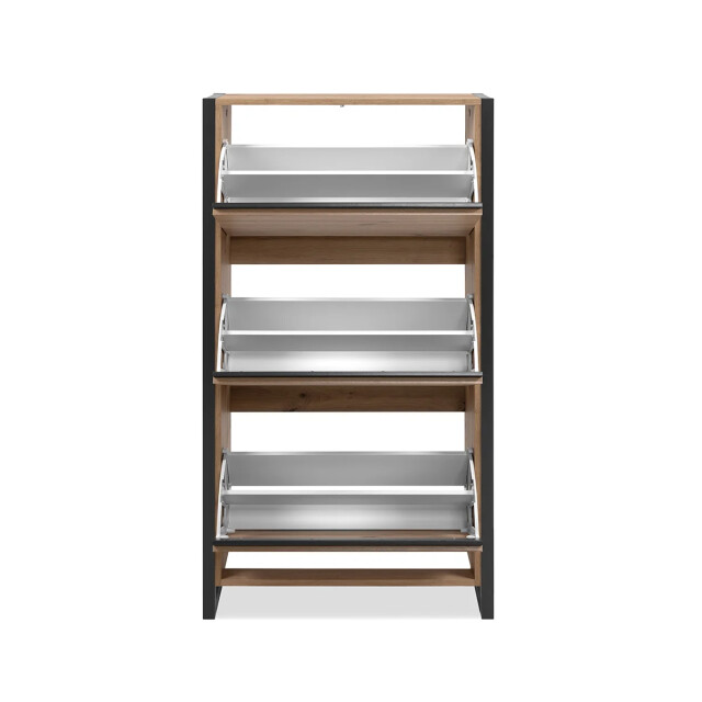 CaliCosy Schoenenkast met 3 kleppen l70 cm denver 2930498 large