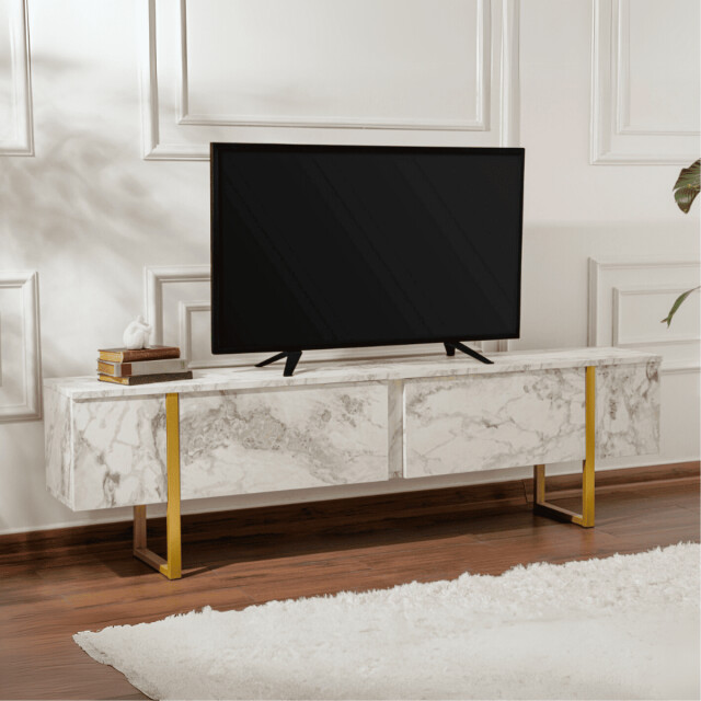 CaliCosy Tv-meubel met 2 klepdeuren l180 cm serenity 3065026 large