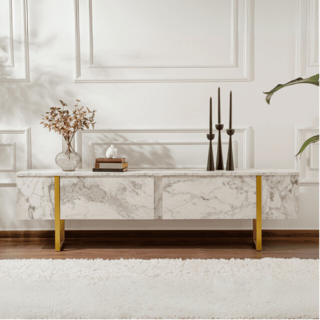 CaliCosy Tv-meubel met 2 klepdeuren l180 cm serenity 3065026 large