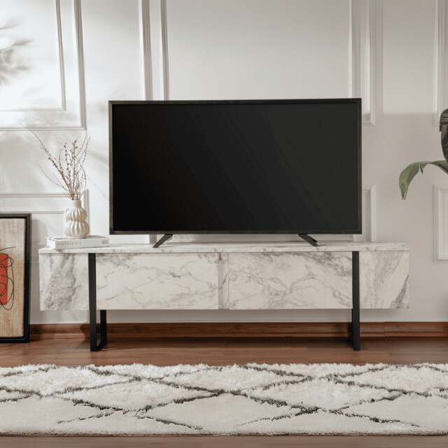 CaliCosy Tv-meubel met 2 klepdeuren l180 cm serenity 3065025 large