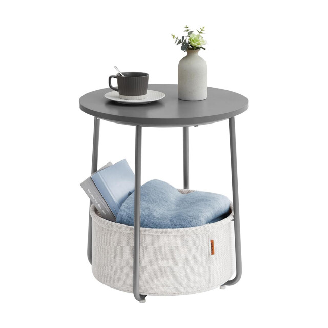 CaliCosy Bijzettafel met opbergmand rond h51 cm 2936734 large