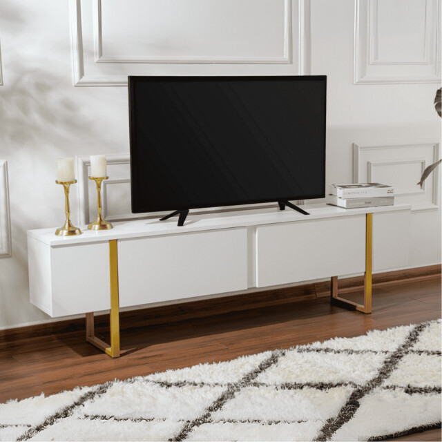 CaliCosy Tv-meubel met 2 klepdeuren l180 cm serenity 3065030 large