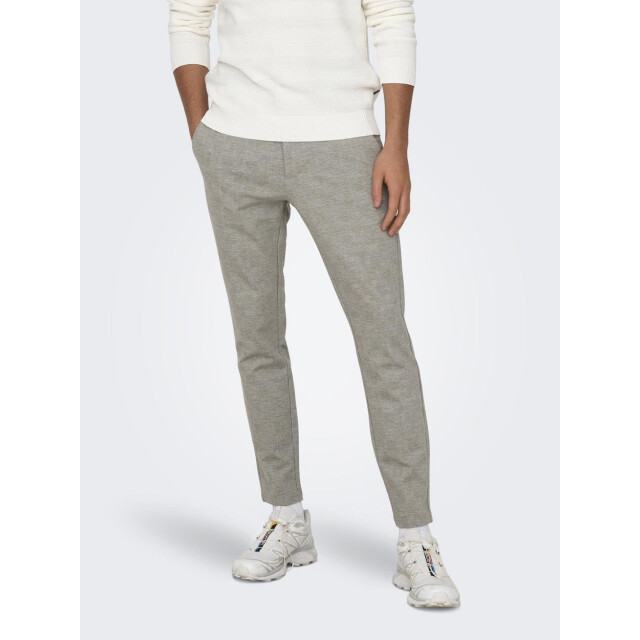 Only & Sons Onsmark slim check 020919 pant noos zand dessin 5109.06.0061 large