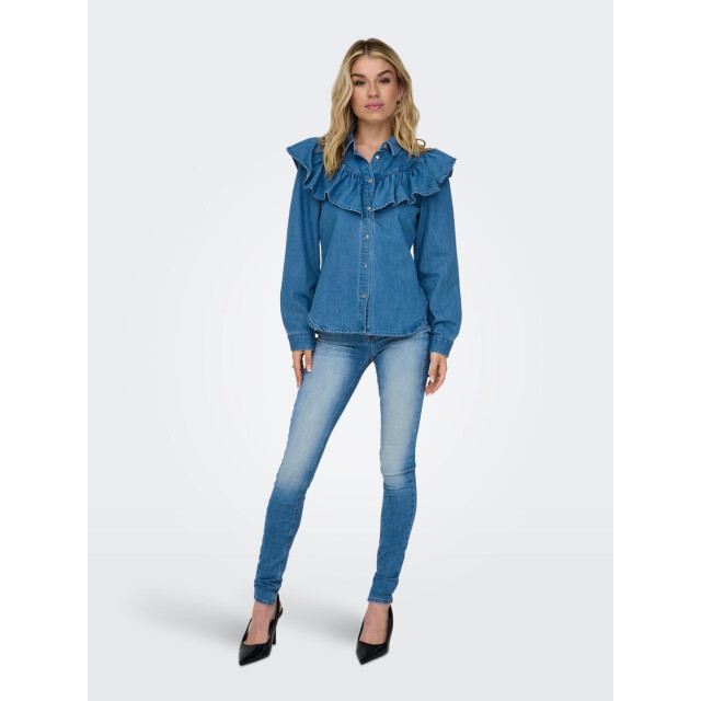 Only Onlblush hw sk push up rea451 blue denim 4101.35.0814 large