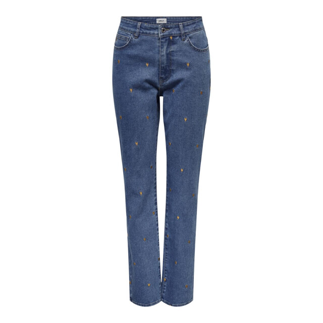 Only Onlriley ex hw straight emb gua dnm blue denim 4103.35.0024 large