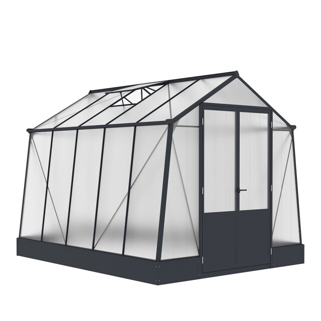 Westmann Aurora 810 tuinkas met fundering antraciet 309x248 cm 3200606 large