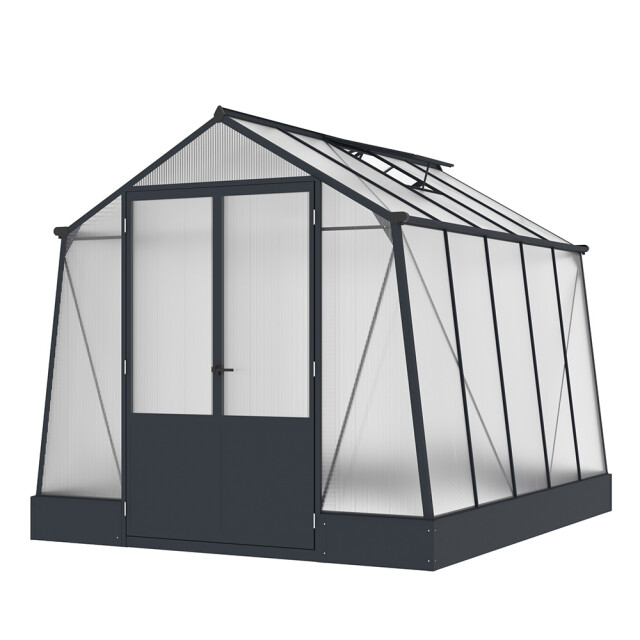 Westmann Aurora 810 tuinkas met fundering antraciet 309x248 cm 3200606 large