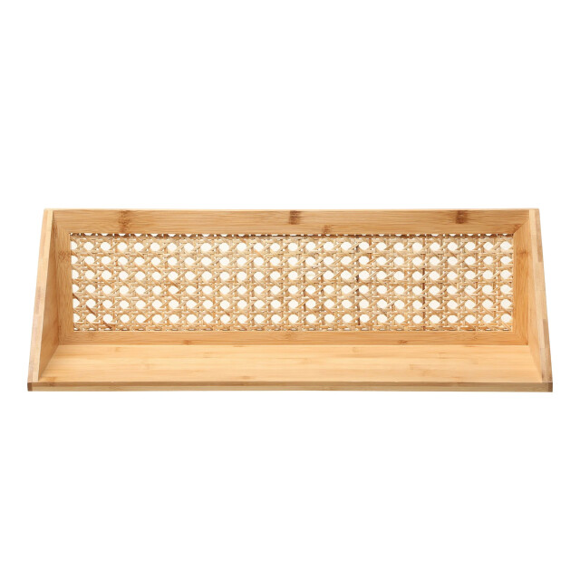 CaliCosy Wandplank van bamboe en natuurlijk rotan 50 cm 3200430 large