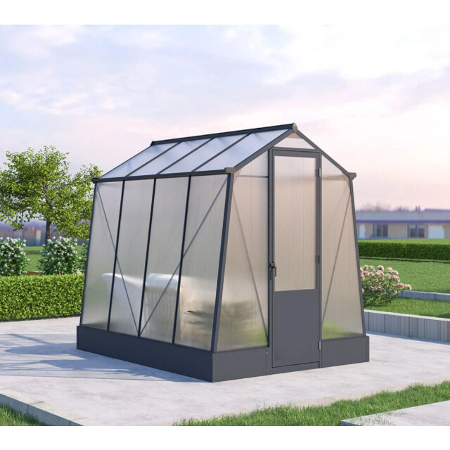 Westmann Aurora 68 tuinkas met fundering antraciet 248x188 cm 3200605 large
