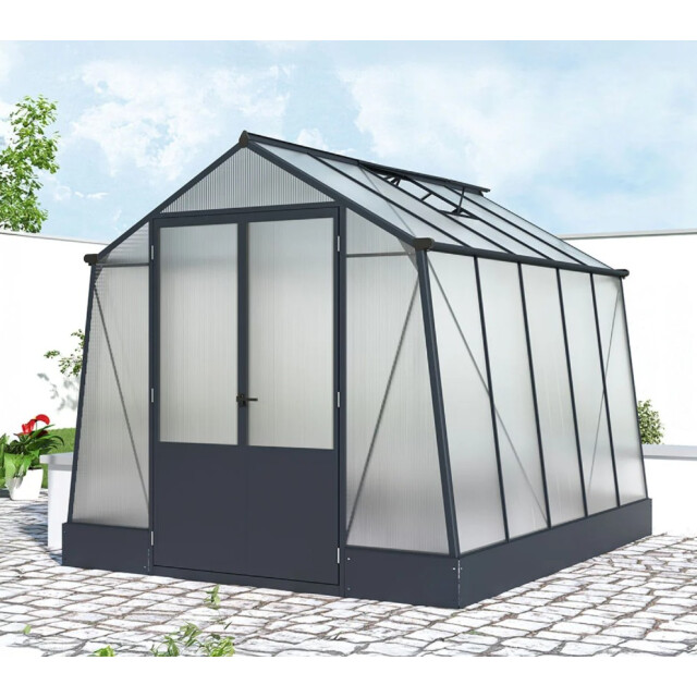 Westmann Aurora 810 tuinkas met fundering antraciet 309x248 cm 3200606 large