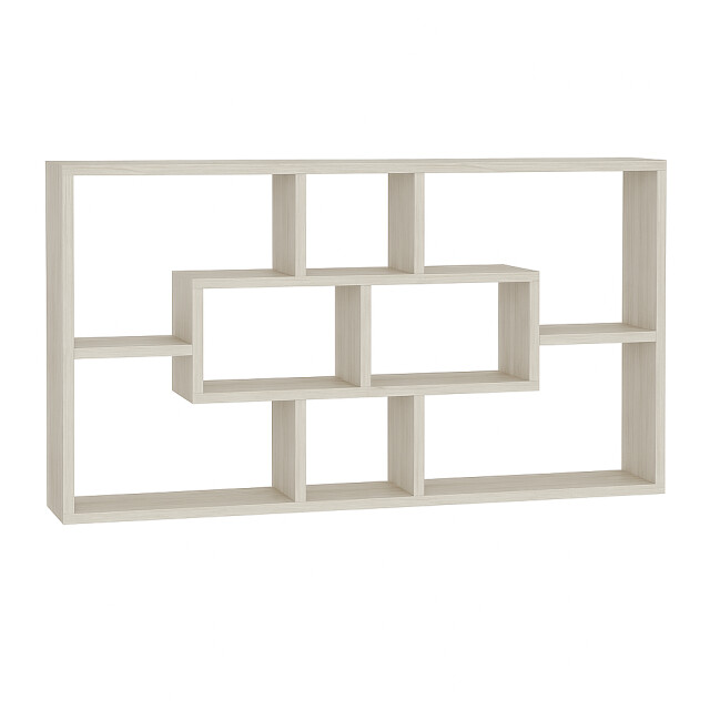 CaliCosy Rechthoekige wandplank 8 vakken l85 cm lasse 2936669 large