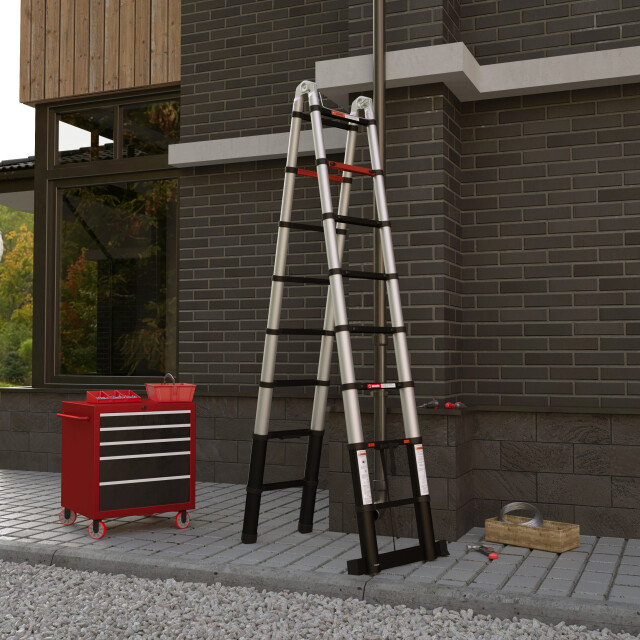RMBO ® telescopische vouwladder 500 cm 3188055 large