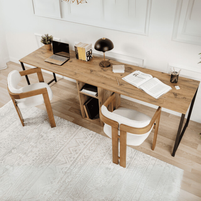 CaliCosy Dubbel bureau l240 cm twin 3066344 large