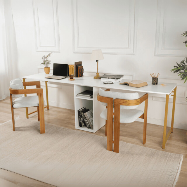 CaliCosy Dubbel bureau l240 cm twin 3066345 large